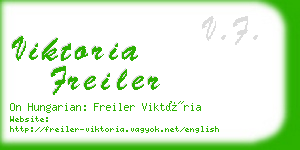 viktoria freiler business card